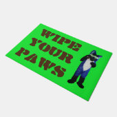 前足のマットを拭く ドアマット (アングル)