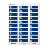 前足の住所 シール (フルシート)