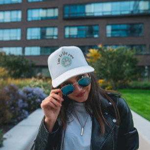 前足の猫と話図解入りの、写真付きのミニマルす キャップ