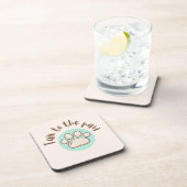 前足の猫と話図解入りの、写真付きのミニマルす コースター (右側)