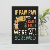 前足もしは修正できない我々は皆ねじ込み…父 招待状 (スタンド正面)