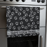 前足を拭く黒猫の前足プリントキッチンタオル キッチンタオル<br><div class="desc">黒猫は手が汚いのか？それとも誰か知り合いか？このつるタオルは乾かすところにある。</div>