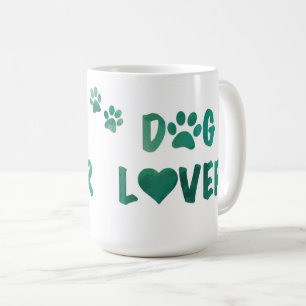前足を持つ犬好きがコーヒーマグを印刷 コーヒーマグカップ