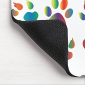 前足パターン マウスパッド (コーナー)