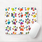 前足パターン マウスパッド (マウス)