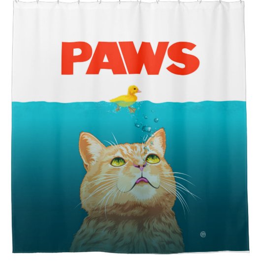 前足！ シャワーカーテン (正面)