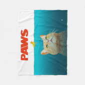 前足！ フリースブランケット (正面)