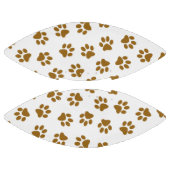 前足、犬の前足、オレンジ色の金ゴールド前足のパターン アメリカンフットボール (パネル)