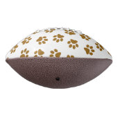 前足、犬の前足、オレンジ色の金ゴールド前足のパターン アメリカンフットボール (回転270)