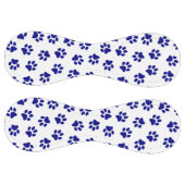 前足、犬の前足、ネイビーブルーの前足のパターン ソフトボール (パネル)