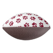 前足、犬の前足、ブルゴーニュの前足のパターン アメリカンフットボール (回転90)