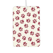 前足、犬の前足、ブルゴーニュの前足のパターン カーエアーフレッシュナー (正面)