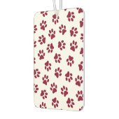 前足、犬の前足、ブルゴーニュの前足のパターン カーエアーフレッシュナー (左)