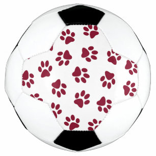 前足、犬の前足、ブルゴーニュの前足のパターン サッカーボール
