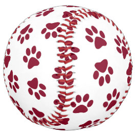 前足、犬の前足、ブルゴーニュの前足のパターン ソフトボール