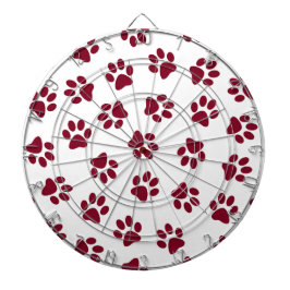 前足、犬の前足、ブルゴーニュの前足のパターン ダーツボード