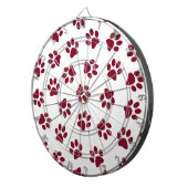 前足、犬の前足、ブルゴーニュの前足のパターン ダーツボード (正面右)