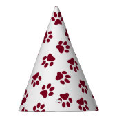 前足、犬の前足、ブルゴーニュの前足のパターン パーティーハット (右)