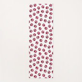 前足、犬の前足、ブルゴーニュの前足のパターン ヨガマット (正面)