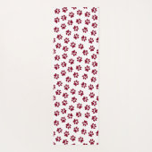 前足、犬の前足、ブルゴーニュの前足のパターン ヨガマット (裏面)