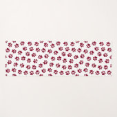 前足、犬の前足、ブルゴーニュの前足のパターン ヨガマット (正面(横))