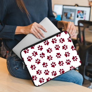 前足、犬の前足、ブルゴーニュの前足のパターン ラップトップスリーブ