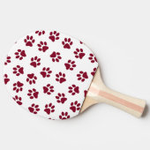 前足、犬の前足、ブルゴーニュの前足のパターン 卓球ラケット (横)