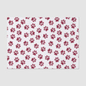 前足、犬の前足、ブルゴーニュの前足のパターン 薄葉紙 (正面)