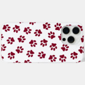 前足、犬の前足、ブルゴーニュの前足のパターン Case-Mate iPhoneケース (裏面 (横))