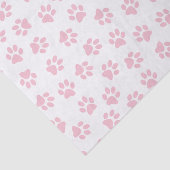 前足、犬の前足、ベビーピンクの前足のパターン 薄葉紙 (詳細)