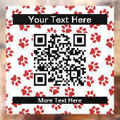 前足、犬の前足、猫の前足、赤い前足のパターン ウィンドウサイン (シート2)