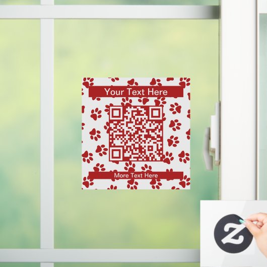 前足、犬の前足、猫の前足、赤い前足のパターン ウィンドウサイン (ホーム)