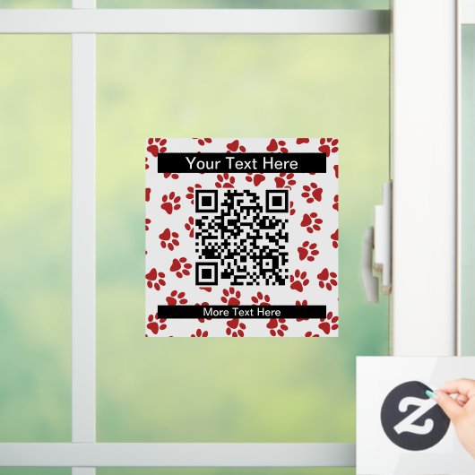 前足、犬の前足、猫の前足、赤い前足のパターン ウィンドウサイン (ホーム)