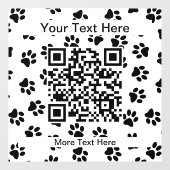 前足、犬の前足、猫の前足、黒い前足のパターン ウィンドウサイン (シート)