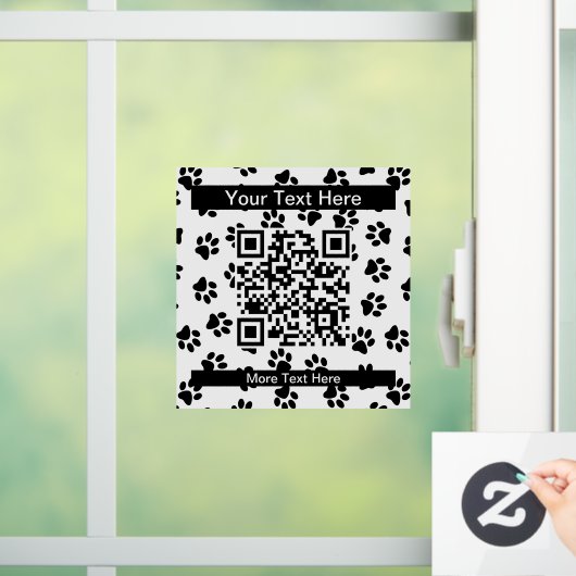 前足、犬の前足、猫の前足、黒い前足のパターン ウィンドウサイン (ホーム)