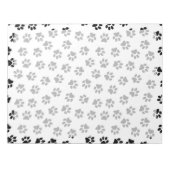 前足、犬の前足、猫の前足、黒い前足のパターン ノートパッド (正面)