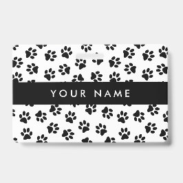 前足、犬の前足、猫の前足、黒い前足のパターン バッジ