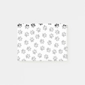 前足、犬の前足、猫の前足、黒い前足のパターン ポストイット (正面)