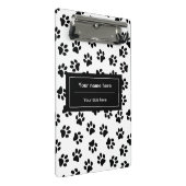 前足、犬の前足、猫の前足、黒い前足のパターン ミニクリップボード (アングル)