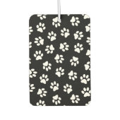 前足、犬の前足、白い前足のパターン カーエアーフレッシュナー (正面)