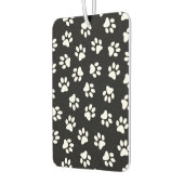 前足、犬の前足、白い前足のパターン カーエアーフレッシュナー (左)