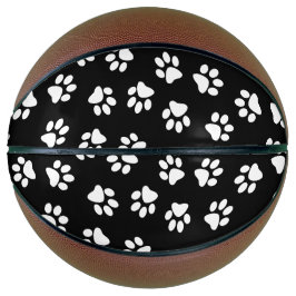 前足、犬の前足、白い前足のパターン バスケットボール