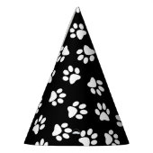 前足、犬の前足、白い前足のパターン パーティーハット (左)