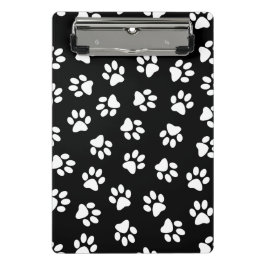 前足、犬の前足、白い前足のパターン ミニクリップボード