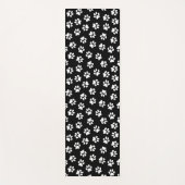 前足、犬の前足、白い前足のパターン ヨガマット (正面)