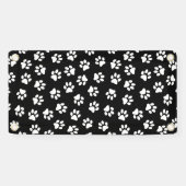 前足、犬の前足、白い前足のパターン 横断幕 (横)