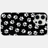 前足、犬の前足、白い前足のパターン Case-Mate iPhoneケース (裏面 (横))