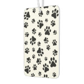 前足、犬の前足、白黒のパターン カーエアーフレッシュナー (左)