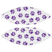 前足、犬の前足、紫の前足のパターン アメリカンフットボール (パネル)