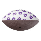 前足、犬の前足、紫の前足のパターン アメリカンフットボール (回転270)